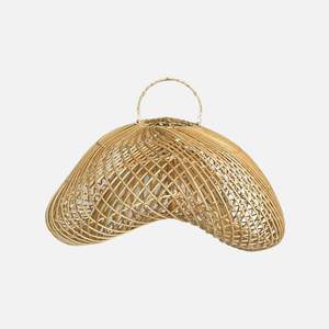 Lámparas colgantes de techo de mimbre vintage, ratán natural, hechas a mano, al por mayor, estilo costero, para decoración del hogar y la sala de estar. - Product Image 4