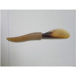 Juego de 4 Cucharas de Cuerno Desechables Verona de Primera Calidad, de 6.5 Pulgadas, con Acabado Espejo en Colores Dorado/Plateado, para Fiestas de Lujo - Product Image 1