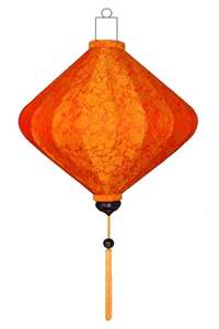 Lanterne en soie traditionnelle fabriquée à la main du Vietnam idéale pour les décorations de festival culturel de jardin extérieur de mariage du nouvel an lunaire - Product Image 4