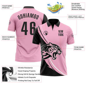 Camiseta de Rugby Personalizada Más Vendida, Nombre del Equipo Personalizado, Número del Jugador, Gráfico de Tigre, Camiseta de Poliéster de Secado Rápido - Product Image 3