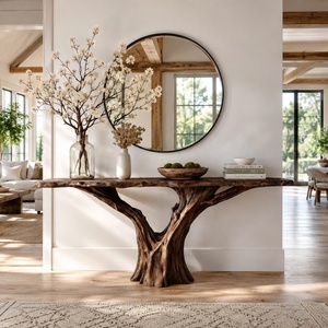 Viet Nam Supplier-Wood Console <b>Table</b> Modern <b>Narrow</b> Design Solid Wood Handmade Home Decor <b>for</b> Apartment and Hotel Use - Product Image 6
