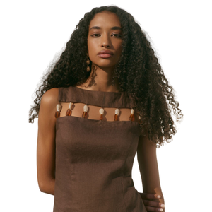 Mini vestido estampado de verano para mujer, ligero, para uso diario - Product Image 3