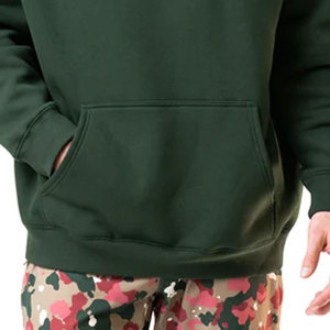 Sweat à capuche personnalisé pour homme en molleton 100% coton, coupe classique, épaules tombantes, avec poche, respirant, séchage rapide, streetwear d'hiver - Product Image 6