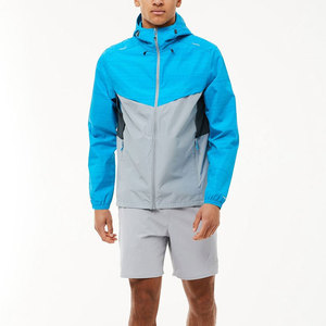 Ensemble coupe-vent pour homme, short et veste en nylon, léger, respirant, coupe-vent deux pièces, tenue décontractée streetwear - Product Image 1