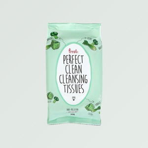 แผ่นเช็ดทำความสะอาดผิวหน้า Prreti Perfect Clean Daily Cleansing Tissues 30 แผ่น ผลิตในเกาหลี สีขาว - Product Image 4