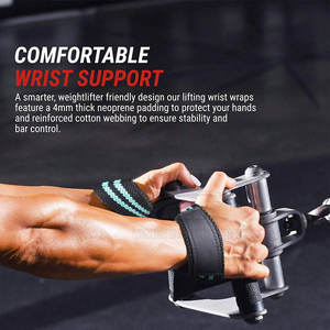 Sangles de levage personnalisées avec logo pour la gym, nouveau design 2026, légères, pour l'entraînement - Product Image 5