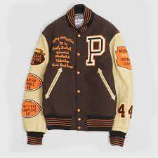 High Quality Men's Custom Baseball Letterman Varsity <b>Jacket</b> Chenille Embroidery Polyester Sleeves Front Logo Customizable Colors - Product Image 6