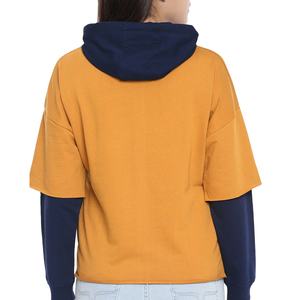 Sudadera con Capucha Personalizada con Logotipo Frontal para Mujer, de Invierno, Gruesa, Cálida, de Alta Calidad, Holgada, Deportiva, para Entrenamiento - Product Image 2