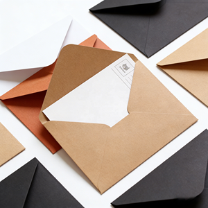 Sobres de Regalo de Papel Kraft Personalizados al por Mayor, Elegantes Sobres de Agradecimiento - Product Image 2