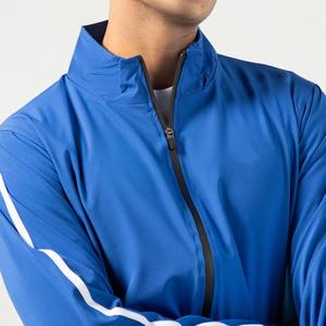 ชุดวอร์มผู้ชายแบบสั่งทำพิเศษ ผ้าไนลอนพิมพ์ลายสะท้อนแสง น้ำหนักเบา ดีไซน์ 2-in-1 พร้อมเชือกผูก ปิดด้วยฮู้ด ป้องกันลม เหมาะสำหรับฤดูใบไม้ผลิ - Product Image 3