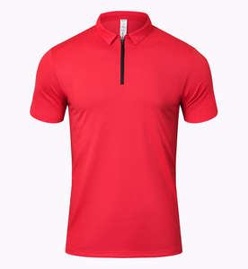 Camiseta Polo Deportiva Antibacteriana 5A con Sensación Fresca para Primavera/Verano, Tela de Poliéster a Rayas - Product Image 4