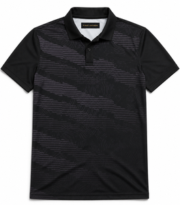 Fabricante de Uniformes Personalizados, Camisetas con Impresión Digital, Diseño Sólido, Manga Corta, Secado Rápido, Tejido de Punto para Golf, 100% para Hombre - Product Image 2
