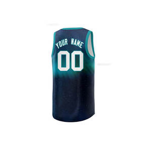 Nouvel uniforme de basket-ball d'été personnalisé, design tendance de haute qualité, ensemble complet personnalisé, logo d'équipe, 100% polyester - Product Image 3
