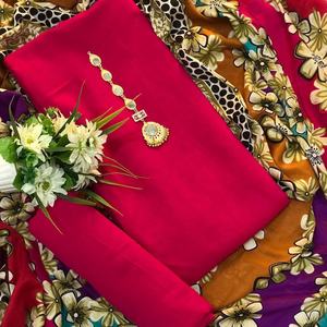 2022 dernière robe de vente chaude indienne pakistanaise Salwar Kameez en lin Marina pour les occasions spéciales d'été - Product Image 1