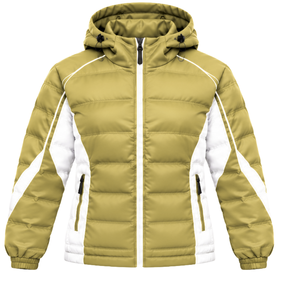 Chaqueta de Invierno Acolchada con Cierre Completo, Capucha Ajustable, Cierre Frontal Completo, Bolsillos Laterales y Construcción Aislante Cómoda - Product Image 1