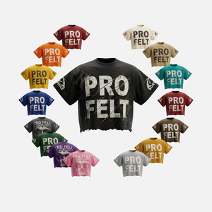 Camiseta de Algodón para Hombre, Diseño de Logotipo Impreso en 3D, Estilo Hip Hop Urbano, Hombros Caídos, Transpirable, OEM - Product Image 1