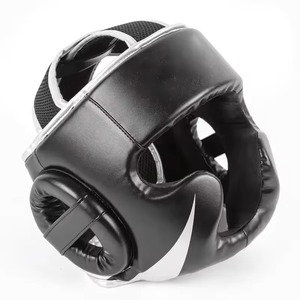 Protège-tête de kickboxing en PVC personnalisé avec logo, haute qualité, durable, respirant, écologique, service OEM, casque de protection du visage - Product Image 5