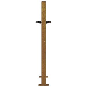 Portail de jardin en acier Corten 39,4x39,4 avec motif d'arbre unique pour l'aménagement extérieur - Product Image 6