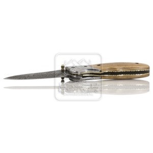 มีดพับเหล็กดามัสกัส Damascus Deal Wholesale รุ่น DD-FK-799 ด้ามไม้มะกอกทำมือ ใบมีดสแตนเลส สำหรับกิจกรรมกลางแจ้ง EDC - Product Image 2