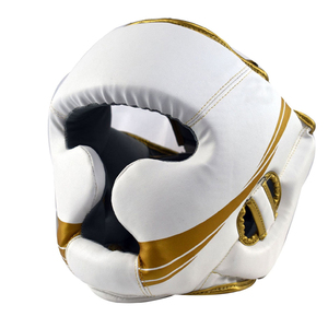Casques de boxe noirs mats pour adultes et enfants, protection renforcée demi-couvrante, équipement de protection intégrale. - Product Image 1