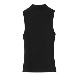 Camisetas sin mangas casuales de moda para mujer 2025, transpirables, antipilling, 100% poliéster, tela de sarga, cuello redondo, tirantes finos - Product Image 2