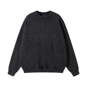 Sudaderas Personalizadas para Hombre, Lavado Ácido Intenso, Bordadas, Hombros Caídos, Estilo Urbano, Poliéster/Algodón, Invierno, Alta Calidad, OEM - Product Image 5