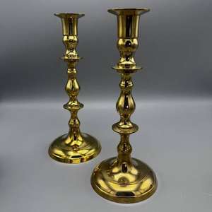 Lot de 3 bougeoirs en aluminium pour décoration de Noël, personnalisables - Product Image 3