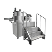 Granulateur-mélangeur rapide en acier inoxydable avec système de mélange à haute vitesse et de granulation humide