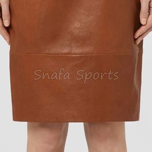 Últimos Diseños de Moda, Faldas Casuales Transpirables para Mujer, Faldas de Cuero para Mujer con Color Personalizado al por Mayor - Product Image 6