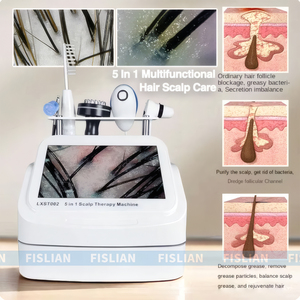 Cámara Portátil Comercial <span class=keywords><strong>para</strong></span> Análisis del Cuero Cabelludo y Folículos Pilosos con 5 Modos de <span class=keywords><strong>Trabajo</strong></span>, Análisis de Humedad <span class=keywords><strong>para</strong></span> Clínicas de Belleza y Salones - Product Image 4