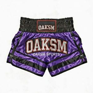 Shorts de Muay Thai personnalisés en satin rouge et noir, shorts de boxe Muay Thai sur mesure rouge et noir - Product Image 5