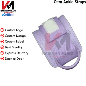 Custom Logo Ankle Strap Gym Cable Attachment Leg Workout Glute Training Strap Supplier - Product Image 3