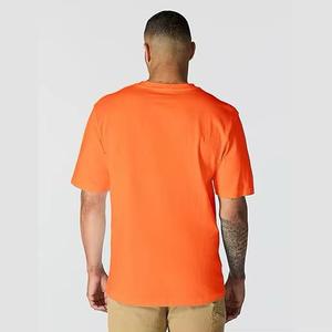 T-shirts unis pour hommes en noir et blanc, 230 GSM, poids lourd, logo personnalisé, t-shirts Pro Club de haute qualité - Product Image 3