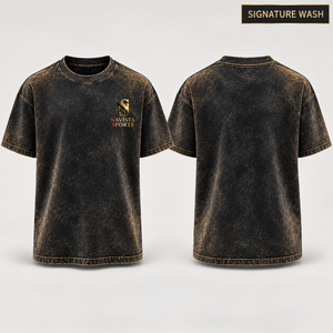Camiseta de algodón suave con lavado ácido, corte regular, manga corta, cuello redondo acanalado, estilo vintage desgastado, informal, para hombre, para el día a día - Product Image 5