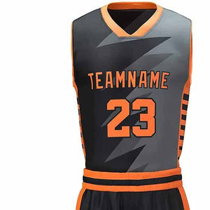 Uniforme de basketball léger pour hommes, imprimé sur mesure, respirant, grande taille, antibactérien, anti-humidité, haute qualité, vente en gros - Product Image 4