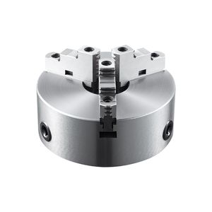 10FT Pneumatic Self-Centering Lathe Chuck 0.24-9.84 In/6-250 mm Clamping Range <b>T</b> <b>Key</b> Fixing Screws Hexagon 3 Jaw Lathe Chuck - Product Image 2