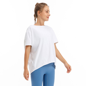 Camiseta Deportiva Holgada de Manga Corta para Mujer, Ideal para Yoga, Fitness y Deportes al Aire Libre - Product Image 4