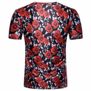 T-shirts pour hommes en polyester 100% de haute qualité, sublimation personnalisée, séchage rapide, respirant, écologique, vente en gros - Product Image 4