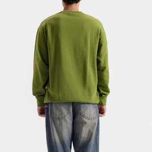 The 1994 "Box Fit" Heavyweight Pullover with <b>Dropped</b> Armholes and Enzyme-Washed Charcoal Texture - Product Image 2
