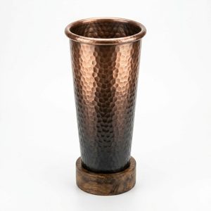 Handmade 13 cm Tall <b>Vase</b> Graded Antique <b>Copper</b> Home Decor Hotel Iron Kaath Plinth Hammered <b>Copper</b> Colorful <b>Copper</b> Decorative - Product Image 3