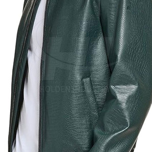 Veste de baseball en cuir de qualité supérieure avec doublure douce, style décontracté - Product Image 6