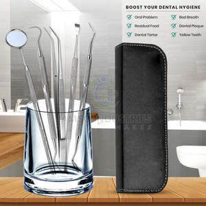 Kit de herramientas de cuidado bucal de alta calidad con herramientas de precisión para la limpieza de dientes, kit profesional de cuidado bucal dental. - Product Image 6