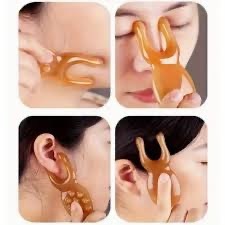 Tabla de Masaje Facial Ovalada de Cuerno de Búfalo Ecológica de ILAHI con Acabado Pulido para Lifting Facial y Gua Sha - Product Image 5