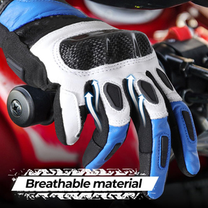 Guantes de Motocicleta de Cuero para Conducir, Diseño Nuevo, Modernos y con Protección - Product Image 2