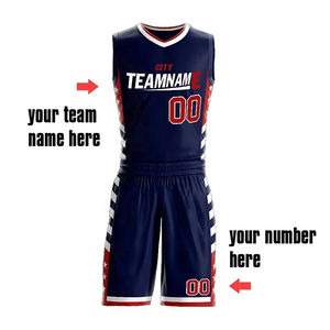 Nouveau maillot de basket-ball d'équipe personnalisé, imprimé réversible, respirant, à séchage rapide, en maille - Product Image 3