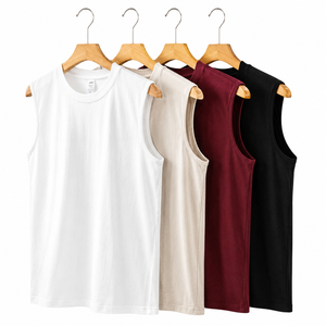 CLOSITWEAR Camiseta sin Mangas Unisex de Algodón, Cuello Redondo, Color Sólido, Transpirable, Ligera, Resistente al Viento, Ecológica, Corte Regular - Product Image 1