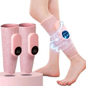 Masseur de jambes 3-en-1 avec chaleur, compression d'air, 3 modes et 3 intensités, soulagement ciblé de la circulation des jambes, réduction des gonflements - Product Image 1