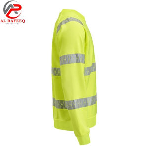 Sudadera Personalizada al Por Mayor para Hombre, Sudadera Reflectante de Alta Visibilidad con Cuello Redondo, Sudadera de Forro Polar para Mujer, Invierno 2026 - Product Image 5