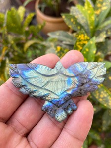Amethyst Eagle <b>Crystal</b> Carving | Hand-Carved Sculpture for Home Decor Feng Shui Healing & Collectibles - Product Image 2