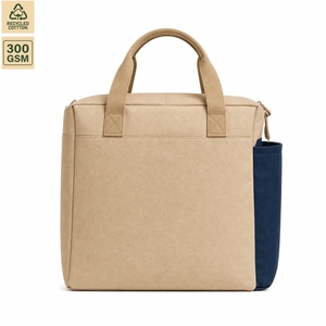 Bolsa Térmica para Almuerzo de Lona de Algodón Laminada de 280 GSM, 26x24x17 cm, con Logotipo Personalizado, Venta al Por Mayor, OEM, Marca Privada, Modelo MY-03 - Product Image 2